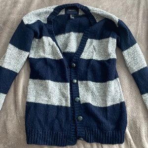 Forever 21 striped cardigan